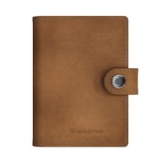 LEDLENSER Lite Wallet - Sleek Leather, 150 Lumen, RFID Blocker for Data Protection, Caramel