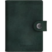 LEDLENSER Lite Wallet - Sleek Leather, 150 Lumen, RFID Blocker for Data Protection, Green
