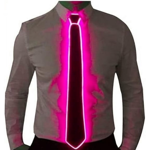 LEDLed Tie, Light Up Fanny Ties Novelty Necktie For Men LED Light Up Ties Costume Accessory