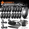 thumbnail image 1 of LEDMIRCY R1 Pure White Rock Lights 16PCS with Switch Wiring Harness, High Power Waterproof Underglow for Utv Atv off Road Trucks, 1 of 7