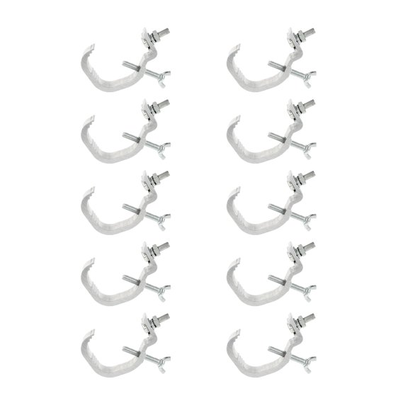 LEDMOMO 10pcs Stage Light Clamp Hook Lighting Clamps Easy Installation for Hotel and Office Setup