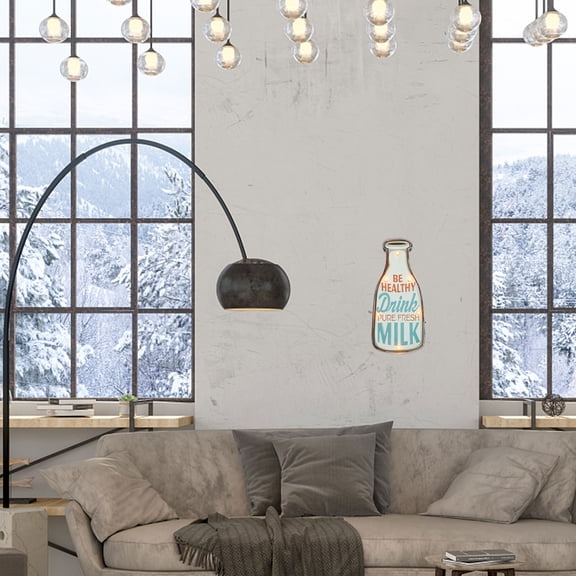 LEDMOMO 1Pc Compact White Indoor Wall Pendant Glowing Wall Hanging Decor for Modern Rooms