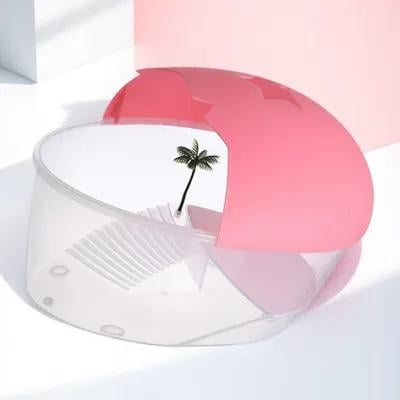 LEDMOMO 1Set Aquatic and Terrestrial Design Plastic Turtle Tank for Frogs