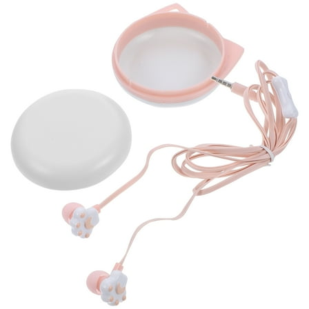 LEDMOMO 1Set Kawaii Ear Phone Cartoon Headphones Isolation Everyday Use