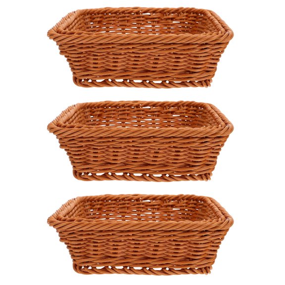 LEDMOMO Creative Storage Baskets Assorted Color Iron PP for Home 3Pcs