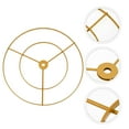 thumbnail image 1 of LEDMOMO Premium Iron Lampshade Frame Golden Bracket for Chandelier Light Accessory, 1 of 8