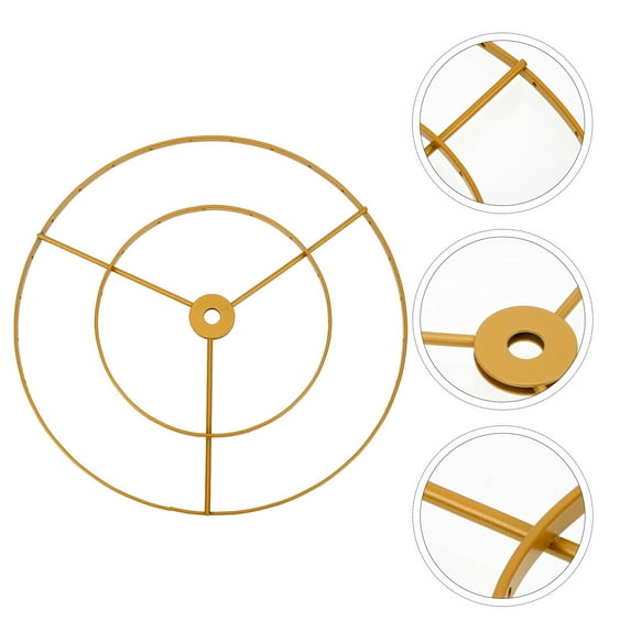 LEDMOMO Premium Iron Lampshade Frame Golden Bracket for Chandelier Light Accessory