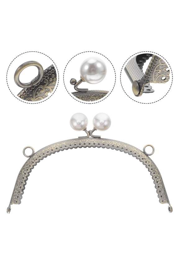 Clasp Frame Coin Bag Iron Multi Women Home Use 1Pack