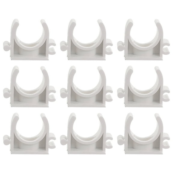 LEDMOMO Pipe Holder Bracket U Joint Clamp PVC for Cable Pipes 1 Set