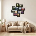 thumbnail image 1 of LEDREM 12-Pack 4x6 Wall Collage Photo Frames, Multi-Picture Display with Glass Front, Easy Assembly, Ink Black, 1 of 7