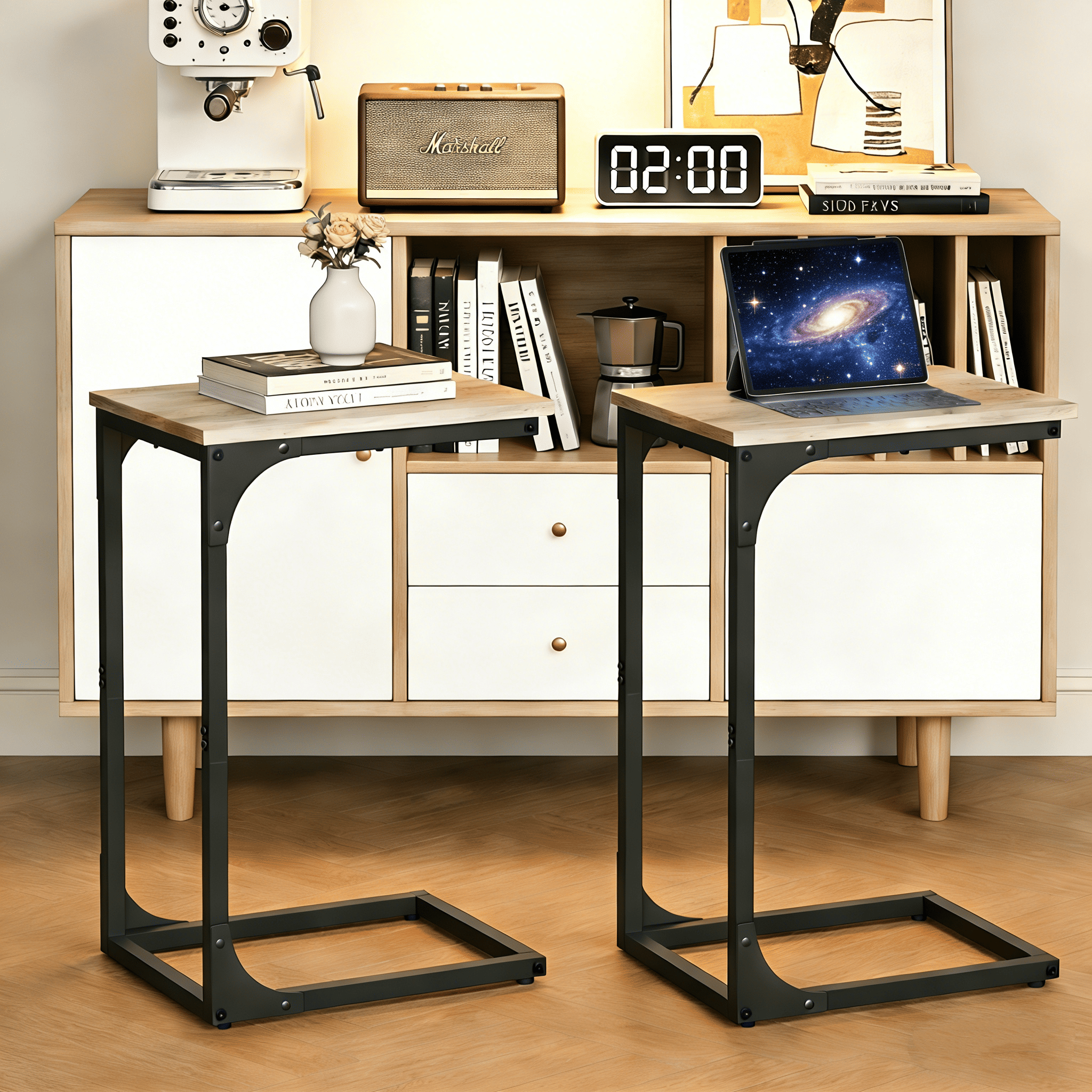 Greige and Black