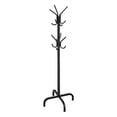 Metal Coat R Rack LEDREM Coat Stand, Metal Coat Rack with 16 Hooks, 4 Legs, for Coats ...