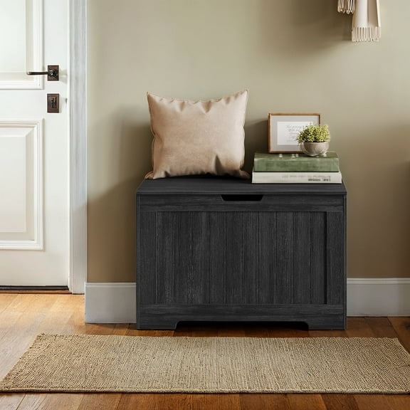 LEDREM Storage Chest Storage Trunk for Bedroom Entryway Large Capacity Organizer, Gray