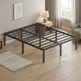 thumbnail image 1 of Ledrem Heavy Duty Full Bed Frame, 16" in Metal Bed Frame, 1100 lb Capacity, No Box Spring Needed, Under-Bed Storage, Easy Assembly, Mattress Retainers, 1 of 9