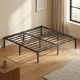 thumbnail image 1 of Ledrem Heavy Duty King Bed Frame, 16" in Metal Bed Frame, 1100 lb Capacity, No Box Spring Needed, Under-Bed Storage, Easy Assembly, Mattress Retainers, 1 of 9