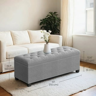 Ottomans in Living Room Furniture | Gray - Walmart.com