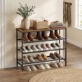 thumbnail image 1 of LEDREM Shoe Rack Four-layer Iron Wire Wtandard Part Whoe Rack, 1 of 6