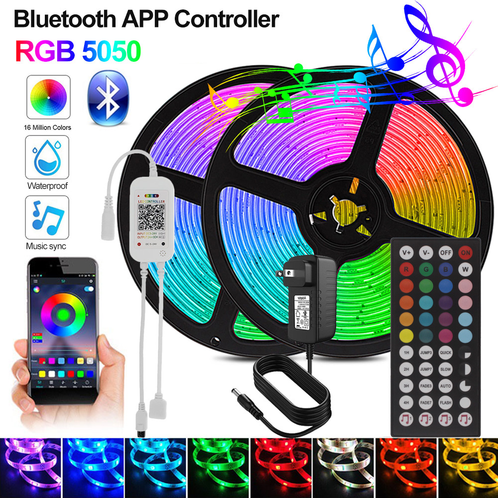 LEDSTAR LED Strip Lights, 50ft Flexible LED Tape Lights, APP Remote