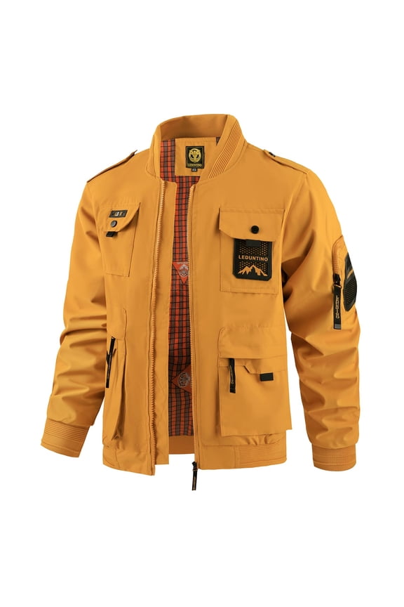 Men's Bomber Jacket, Lightweight Casual Spring Fall Windbreaker, Travel Hiking Golf Jackets