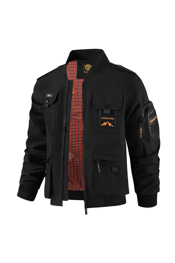 Men's Bomber Jacket, Lightweight Casual Spring Fall Windbreaker, Travel Hiking Golf Jackets