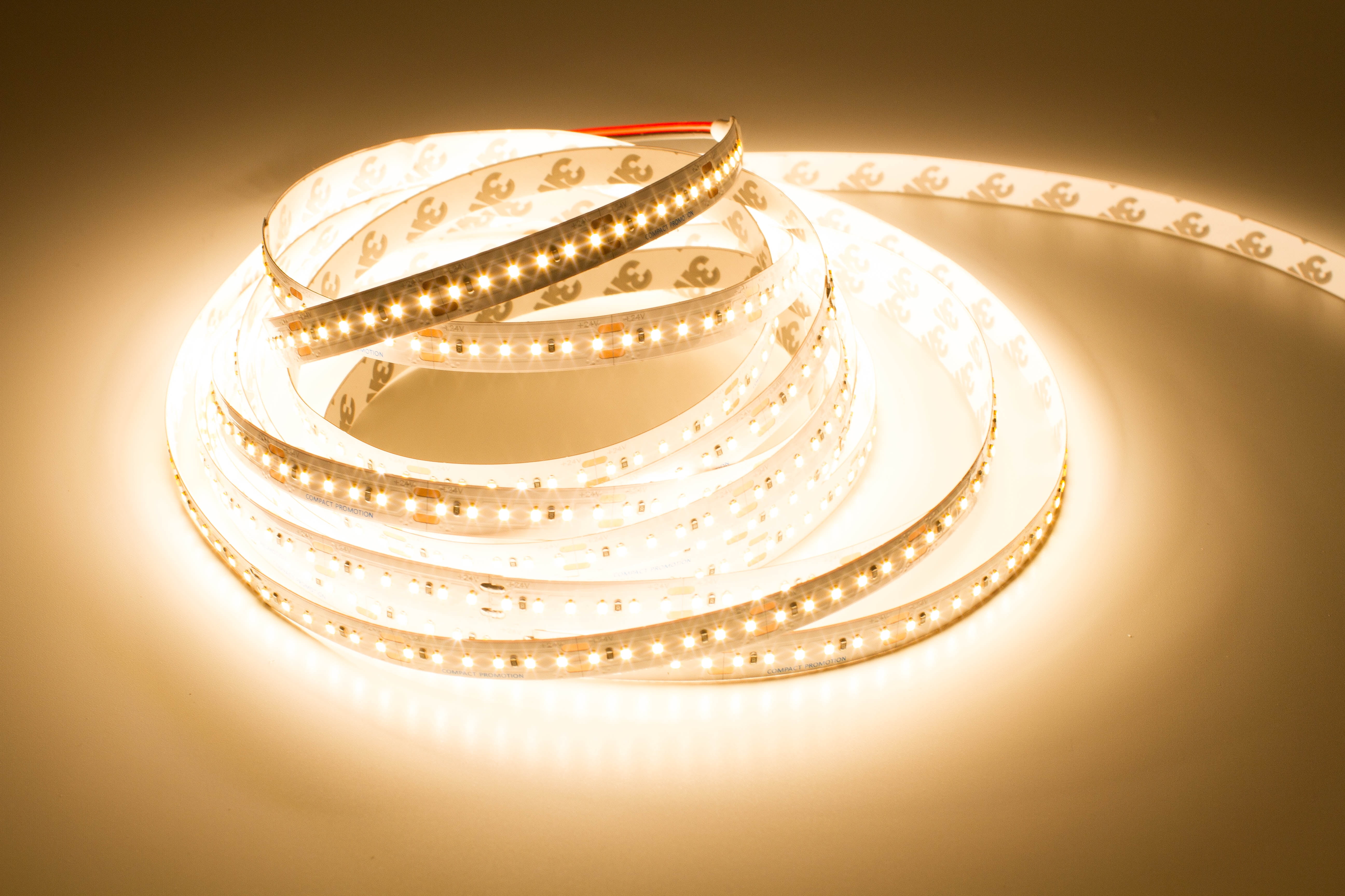 LEDUPDATES 2216 LED STRIP Light CRI 90 HIGH Brightness Warm white 3000K with 24v UL Listed Power Supply