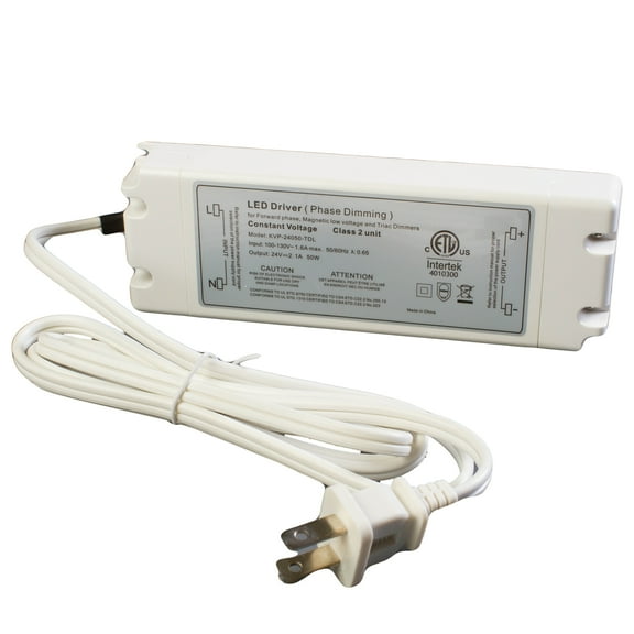 LEDUPDATES 24v Triac Dimmable Power Supply driver 2.1A 50w for Standard Wall AC Dimmers ETL LISTED