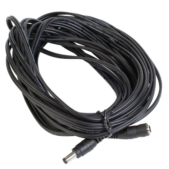 LEDUPDATES 26ft DC Plug Power Adapter Extension Cable 5.5MM X 2.1MM Plug, 16 AWG Heavy Duty Cable for 5v 12v 24v LED Strip Light, Home Security Camera Surveillance System, DVR and More