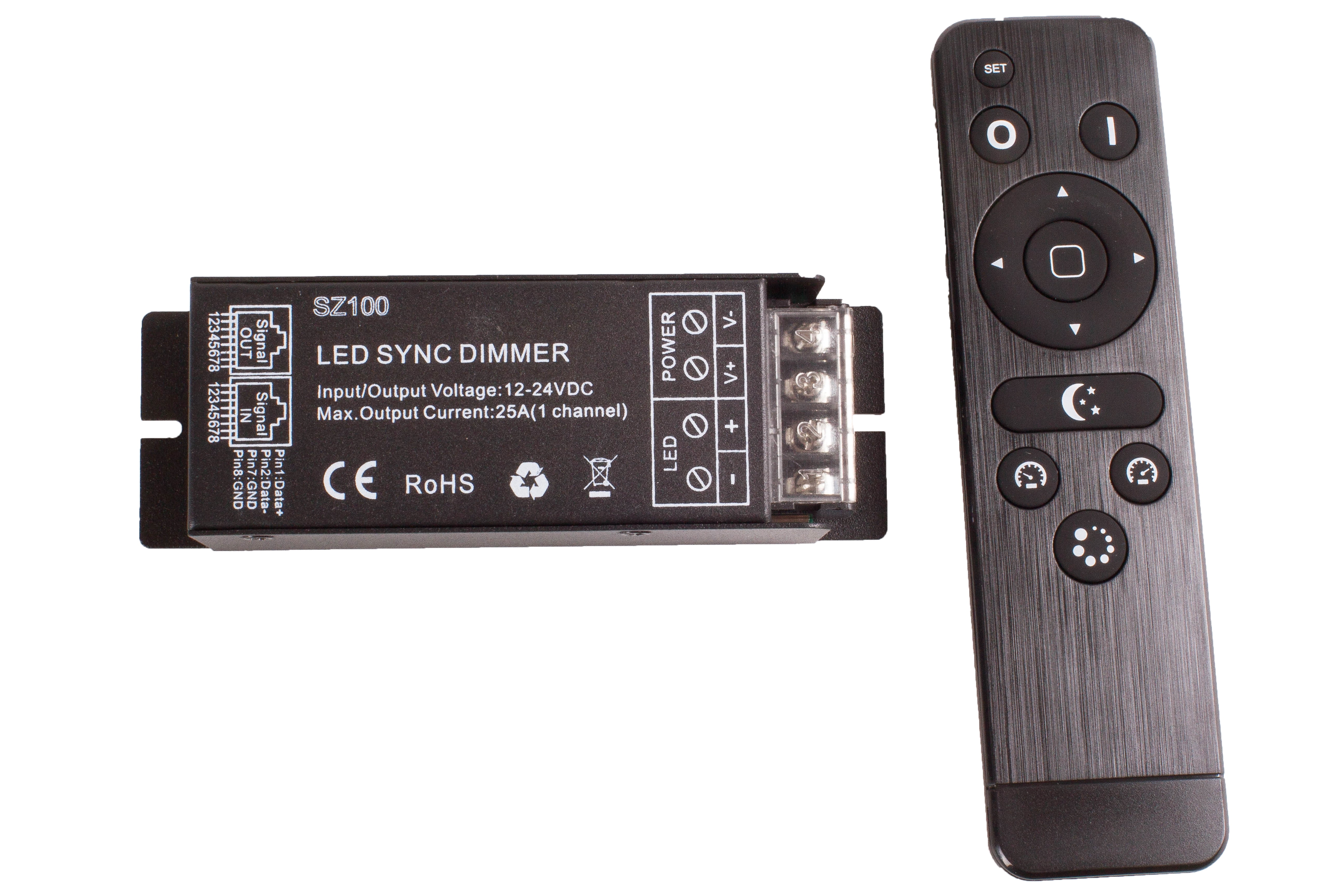 LEDUPDATES Wireless LED light Flash controller Dimmer 25A for single ...