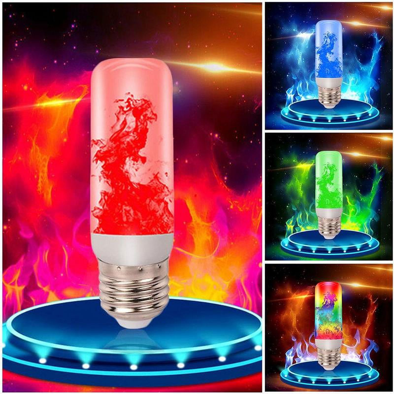 LEDs E27 Flame Lamps 4 Modes Ampoule LED Flame Effect Light Bulb