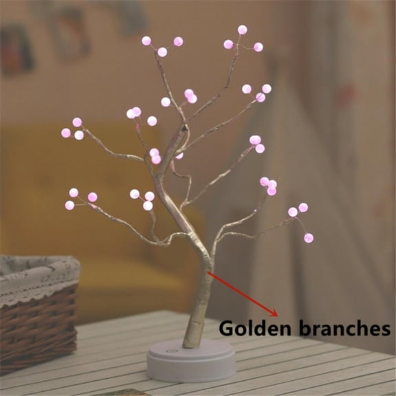 LEDs Tabletop Bonsai Tree Light Fairy Light Tree Lamp USB or Battery Powered,Lighted Artificial Fall Christmas Easter Tree Decorations for Home Festival Wedding Bedroom Room Decor Aesthetic
