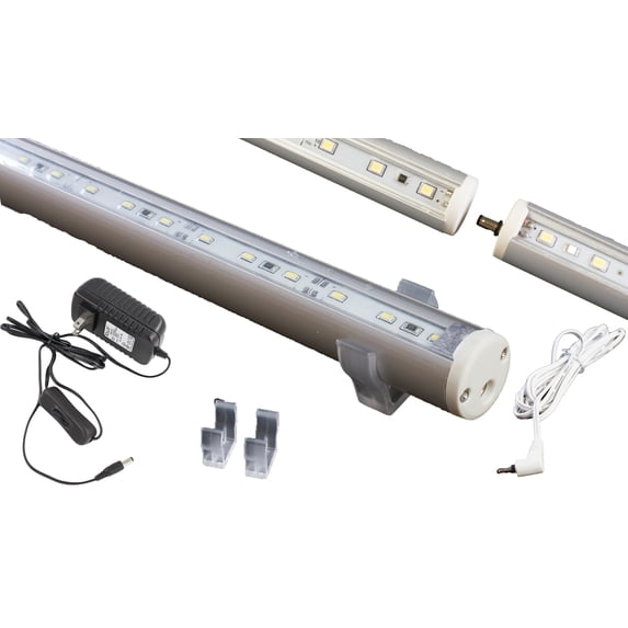 LEDupdates 18" + 28" Linkable Showcase LED Light 47" total for Jewelry Display C3014 Series with UL Listed Power Supply