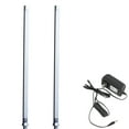 thumbnail image 1 of LEDupdates 2pcs Jewelry Showcase LED Pole Stem Light Model FY-40 Silver 6000K …, 1 of 8