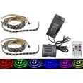 thumbnail image 1 of LEDupdates 32ft RGB LED strip tape light Color change with Wireless remote and UL power, 1 of 9