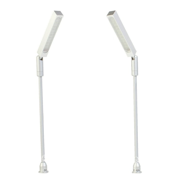 LEDupdates Jewelry Showcase LED Pole Stem Light Model FY-60 Silver 6000K