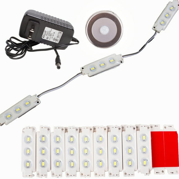 LEDupdates Pantry CLOSET Storage LED LIGHT 10ft with MOTION SENSOR SWITCH + UL Listed Power supply
