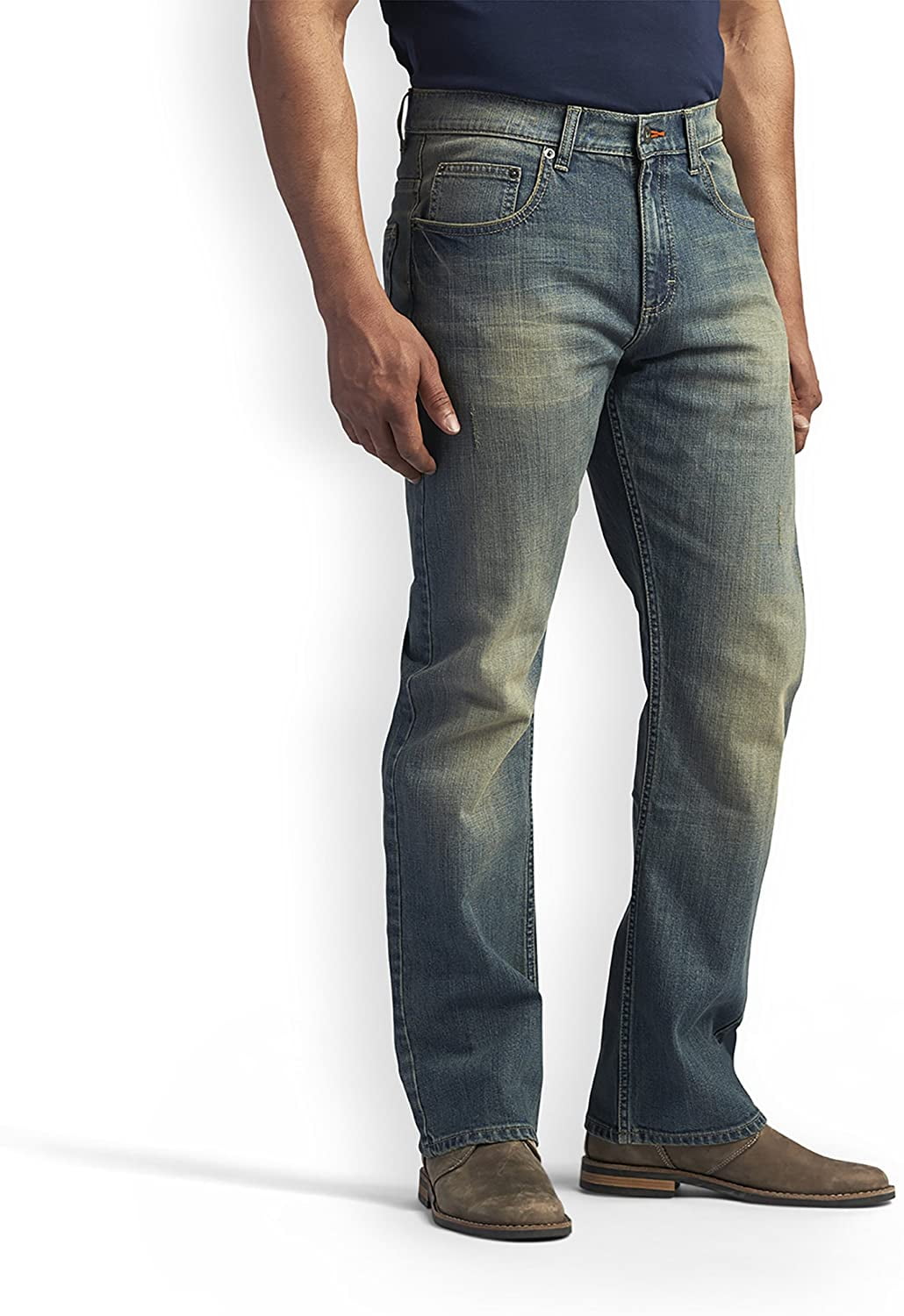 Men's lee modern series stretch relaxed shop bootcut jeans