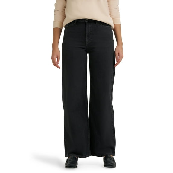 Lee® Women's Heritage A-Line Wide Leg Denim Trouser Jeans, Sizes 2-18