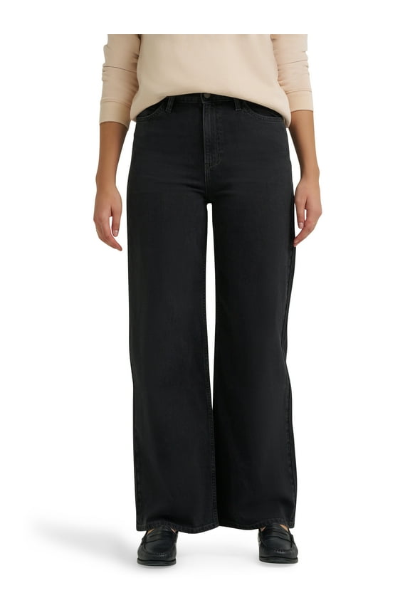 ® Women's Heritage A-Line Wide Leg Denim Trouser Jeans, Sizes 2-18