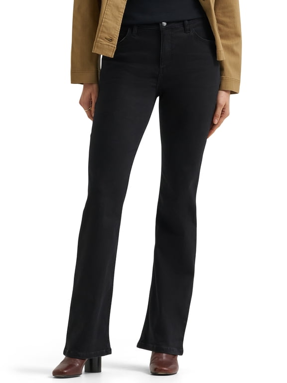 ® Women's and Plus 31" Mid Rise Bootcut Core Denim Jeans