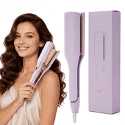 LEE Deep Waver Hair Waver, 4 Adjustable Heat Settings Beach Wave Curling Iron with Fast Heating and Ionic Technology, Purple