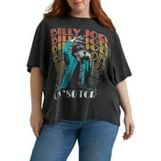 Lee® Women's Plus Size Billy Joel Graphic Tee