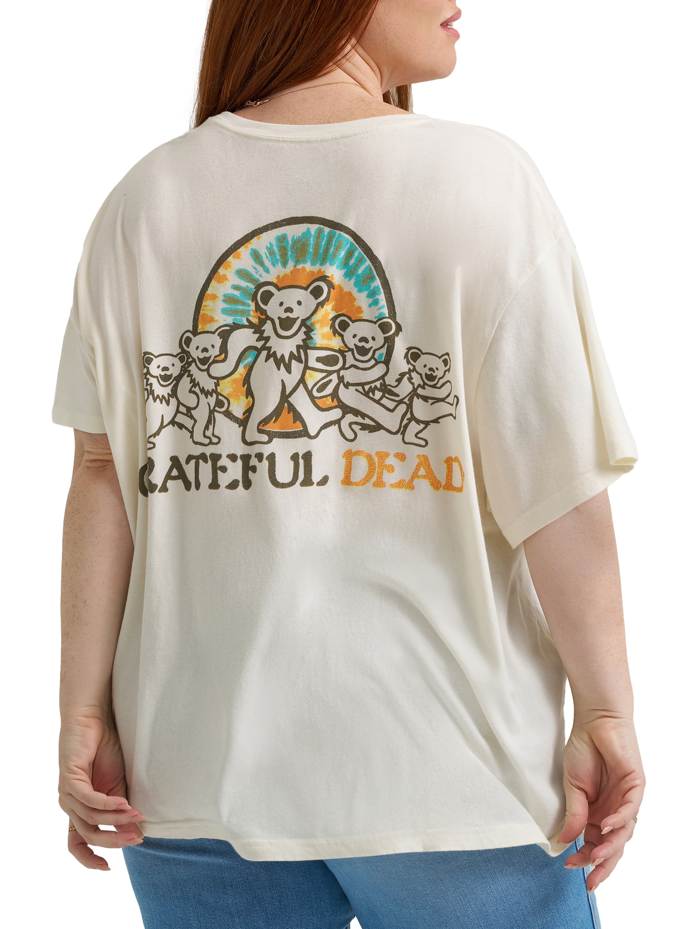 Lee® Women's Plus Short Sleeve Grateful Dead Graphic Band Tee