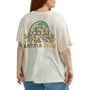 Lee® Women's Plus Short Sleeve Grateful Dead Graphic Band Tee