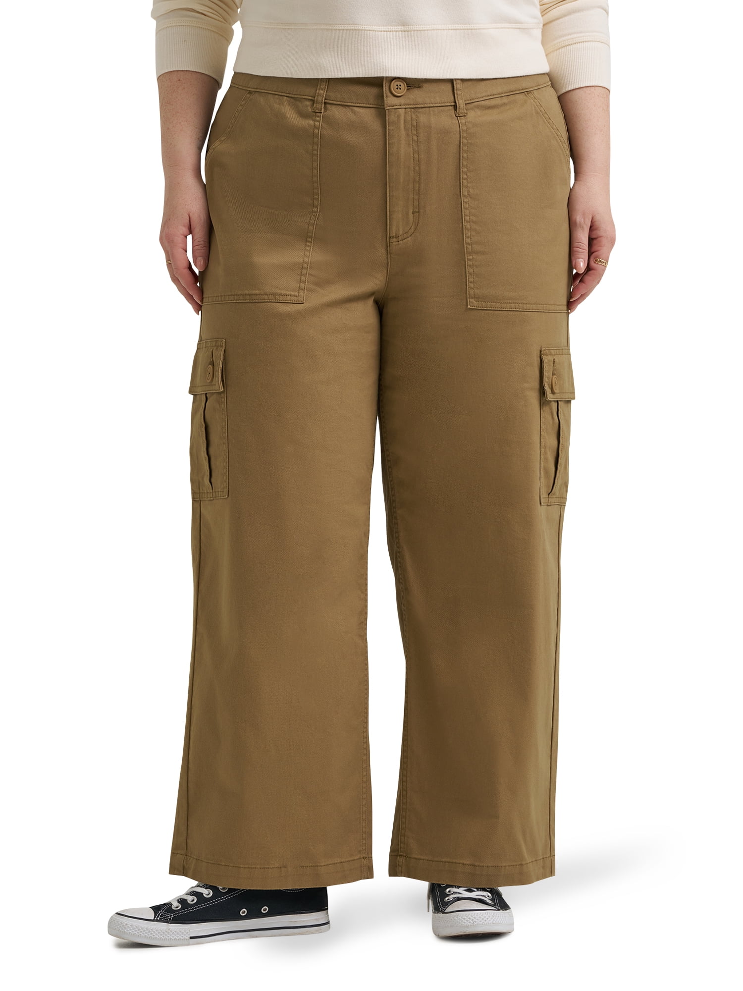 Lee® Women's Plus Heritage Loose Fit Straight Leg Cargo Pant
