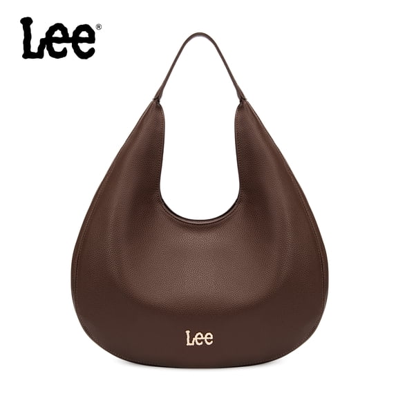 Lee Hobo Bags for Women Large Capacity Slouchy Everyday Shoulder Purse, Coffee