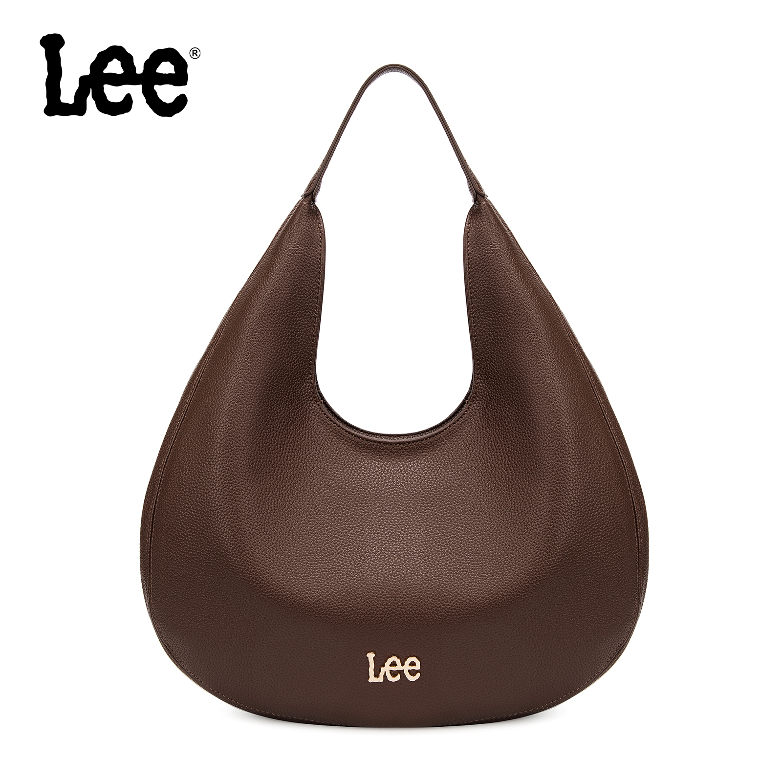 Lee Hobo Bags for Women Large Capacity Slouchy Everyday Shoulder Purse, Coffee