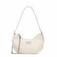 thumbnail image 1 of Lee Vintage Hobo Handbag for Women Cute Small Ladies Shoulder Bag with Decorative Metal Chain, Beige, 1 of 7