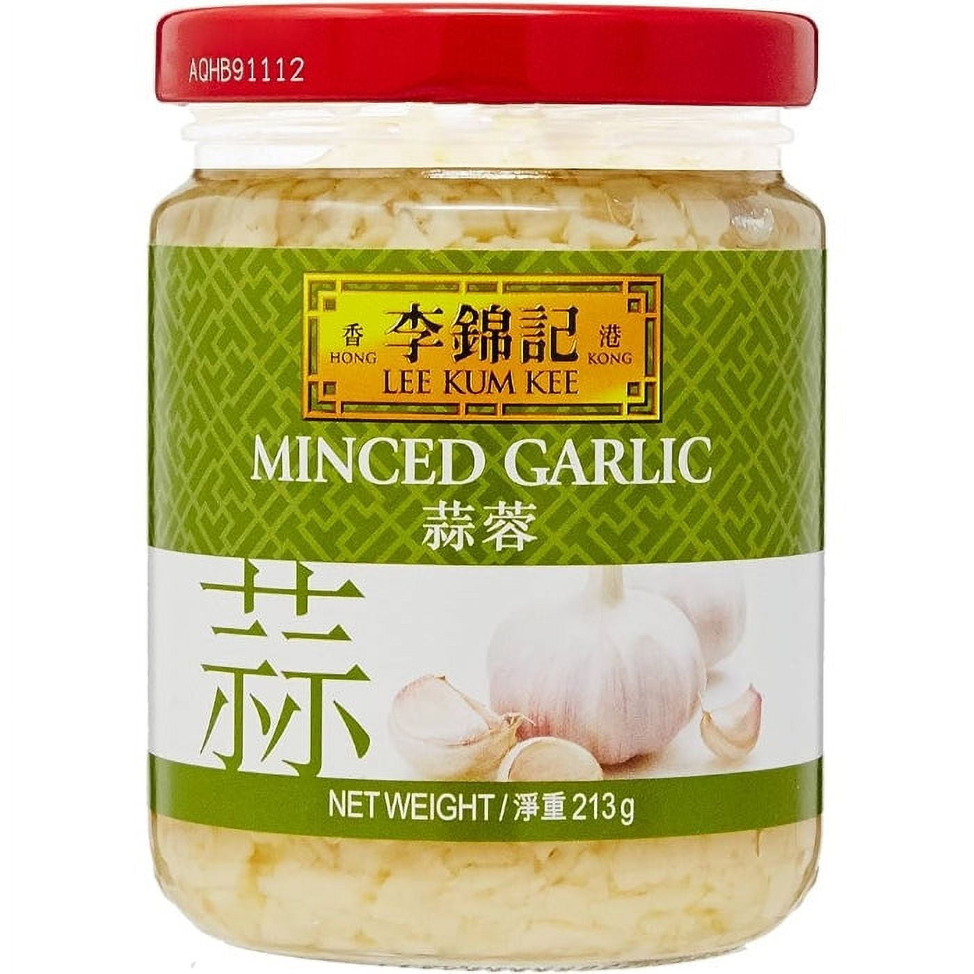LEE KUM KEE GARLIC MINCED 7.5 OZ - Pack of 12
