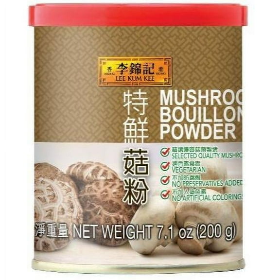 LEE KUM KEE Mushroom Bouillon Powder 7.1 Oz (200 g)