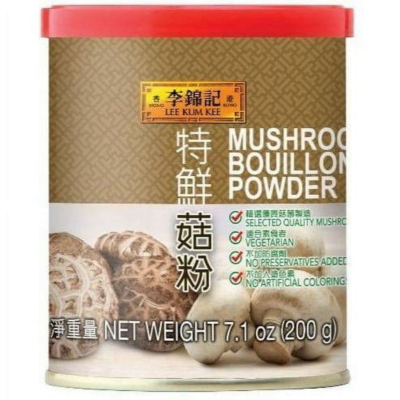 LEE KUM KEE Mushroom Bouillon Powder 7.1 Oz (200 g)